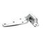 Hinge, Brushed Chrome, Flush, 1245-000088