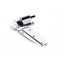 Hinge, Chrome, Flush, 1248-000004