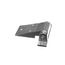 Hinge Brushed Chrome Textured Panel, 1255-000004