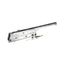 Magnetic Latch with Cylinder Lock & Keys, Edge Mount, Polished Chrome, 172C-00006