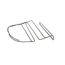 Coil, Heater, Defrost, 115V-200W, EL-WIR1401