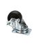 3" x 1-1/4" Caster, Polyolefin Swivel w/ Brake, HD-CST1202