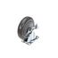 6" Overall Height Caster, Swivel w/ Brake, HD-CST1701