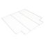 Shelf, Wire, Powder Coated Gray, Notched, HD-SHL106