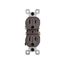 Weather-Resistant Duplex Receptacle, NEMA 5-15R - Brown (15A, 125V), 3232TREXWR