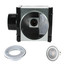 4" Single-Grille Premium Bath Fan with 7W Dimmable LED Light, 110 CFM (120V)
