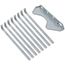 4" & 6" Dual-Grille Combination Premium Bath Fan with Dimmable 10W LED Light, 67 W, 270 CFM (120V)