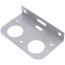 1/2", 3/4", 1" Galvanized Steel Dual Pipe Bracket