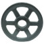 6.75" OD Single Groove Bushing Pulley