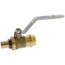 1/2" Press x PEX Crimp Brass Ball Valve, 2 Piece Body (Lead Free)