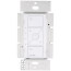 Caseta Original Smart Fan Speed Control Switch, 4-Speed, 1.5A Fan, Neutral Required, 120V, PD-FSQN-WH, White