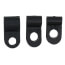 Assorted Black Nylon Cable Clamps - 1/8" (7), 3/16" (6), 1/4" (5), PD455614