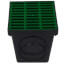 12" x 12" Catch Basin w/ Grate & 2 Seals (Green)