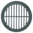 4" Round Grate (Green)