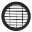 6" Round Grate (Black)