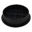 6" Round Grate (Black)