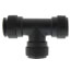 PEI0228E PEX Union Tee, 3/4" CTS, Black