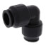 PEI0328E PEX Union Elbow, 3/4" CTS, Black