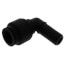 PEI222828E 3/4" CTS x 3/4" Stem Black Plug-In 90° Elbow, Black