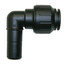 PEI223636E PEX 1" Stem Plug in 90° Elbow, 1" CTS, Black