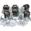 Caster Kit, Set of 6, 2-7/8 H, 67062
