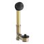 Waste & Overflow with Turn Stop (Matte Black) 018-310B