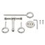 Tisbury Tub Filler Support Kit (Polished Nickel) 931-133D