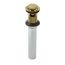 Push And Seal All Metal Drain (Brushed Gold) 972-101BG