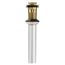 Push And Seal All Metal Drain (Brushed Gold) 972-101BG