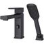 Deckard Single Handle Complete Roman Tub Trim w/ Handheld Shower (Matte Black), RT6-2DAB