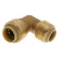 3/8" x 1/2" Push Fit Reducing 90° Elbow (Lead Free)