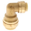 1/2" x 3/4" Push Fit Reducing 90°-Degree Elbow (Lead Free)
