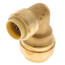 1/2" x 3/4" Push Fit Reducing 90°-Degree Elbow (Lead Free)