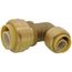 1/2" x 3/4" Push Fit Reducing 90°-Degree Elbow (Lead Free)