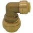 1/2" x 3/4" Push Fit Reducing 90°-Degree Elbow (Lead Free)