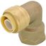 1/2" Push Fit x FNPT 90° Elbow (Lead Free)
