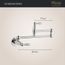 Port Haven Pot Filler Faucet (Polished Chrome), GT533-TDC