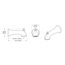 Northcott Quick Connect Tub Spout , 920-176A (Polished Chrome)