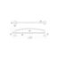 Rhen 24" Double Towel Bar , BTB-RH2B (Matte Black)