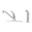 Pfirst 1 Handle Kitchen Faucet With Spray , G134-4444 (Polished Chrome)