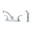 Pfirst Two Handle Kitchen Faucet With Spray , G135-8000 (Polished Chrome)