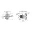 0X8 Series Universal Tub & Shower Rough-In Valve, 6 GPM, PEX Crimp, JX8-310P