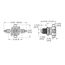 0X8 Series Universal Tub & Shower Rough-In Valve, PEX Crimp, JX8-340P
