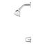 2-Handle Shower Only Trim, w/ Metal Verve Knob Handles , LG07-3110 (Polished Chrome)