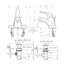 Pfirst 1-Handle 4" Centerset Bathroom Faucet , LG142-7000 (Polished Chrome)