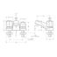Pfirst 2-Handle 4" Centerset Bathroom Faucet, Acrylic Handles , LG143-6002 (Polished Chrome)