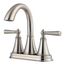 Saxton 2-Handle 4" Centerset Bathroom Faucet w/ Push & Seal , LG48-GL0K (Brushed Nickel)