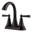 Saxton 2-Handle 4" Centerset Bathroom Faucet w/ Push & Seal , LG48-GL0Y (Tuscan Bronze)
