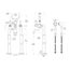 Free-Standing Tub Filler , LG6-1TFK (Brushed Nickel)