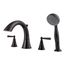Saxton 2-Handle Roman Tub w/ Hand Shower , LG6-4GLY (Tuscan Bronze)